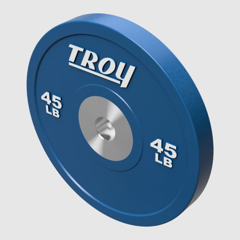 Troy PO-SBP Performance Color Rubber Bumper Plate 45 lbs