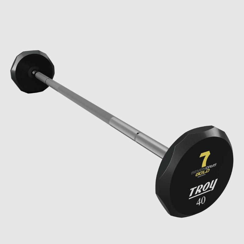 Troy TSB-020-110UL Fixed Barbell Set with Custom Logo Straight Barbell 4