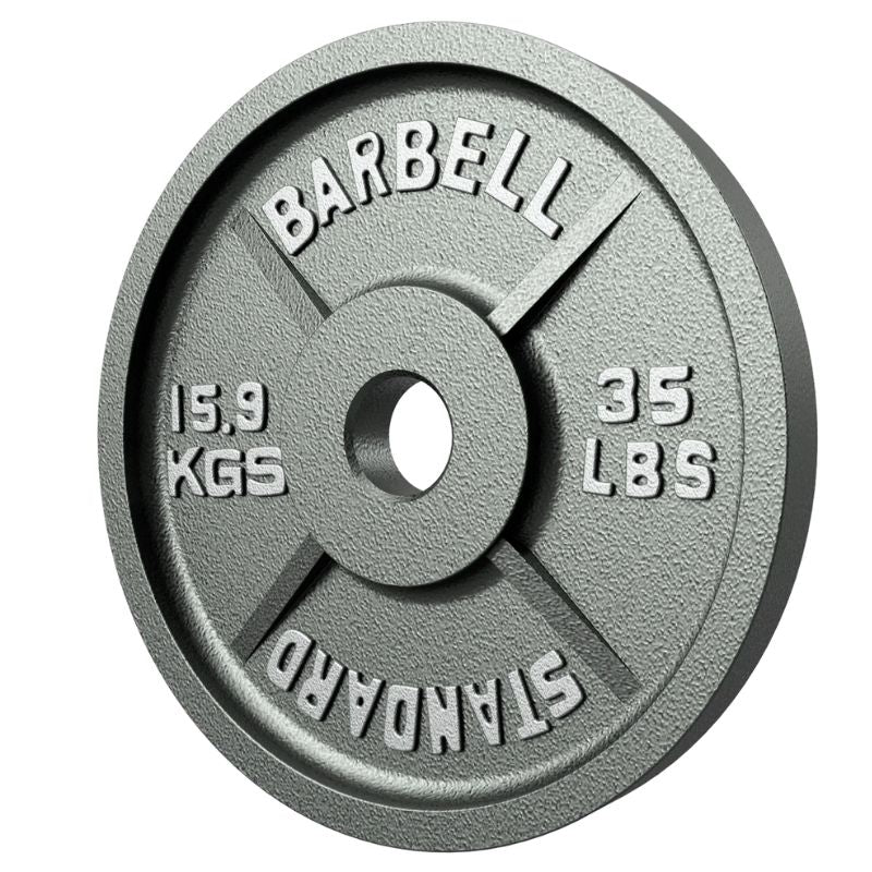 USA Sports by Troy Cast Iron Gray Plate 35 lbs