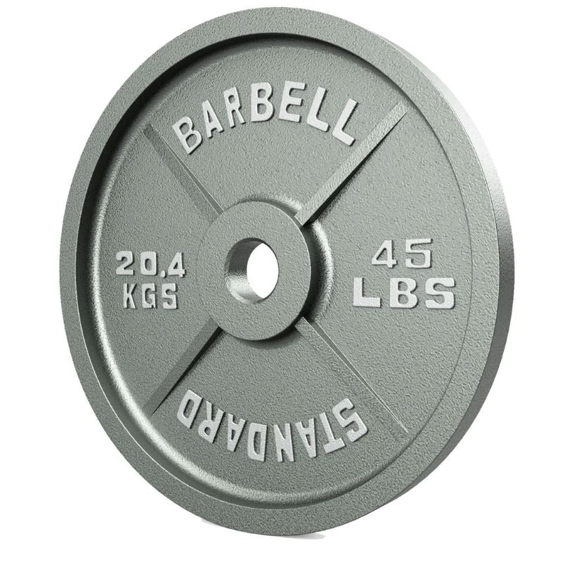 USA Sports by Troy Cast Iron Gray Plate 45 lbs