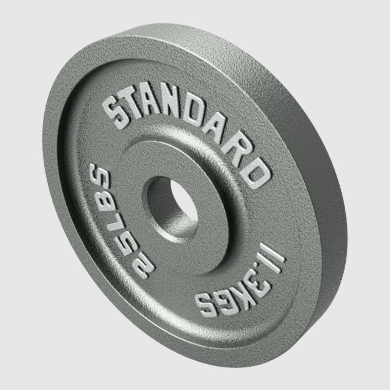 USA Sports by Troy Cast Iron Olympic Gray Plate Cast Iron 25 lb Plates