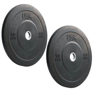 USA Sports by Troy GBO-SBP Solid Rubber Bumper Plate 10lbs Pair