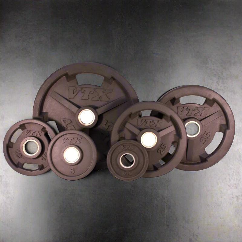 VTX GO-VR Rubber Olympic Grip Plate
