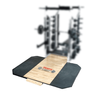 York ST Solid Red Oak Platform  With Custom Logo
