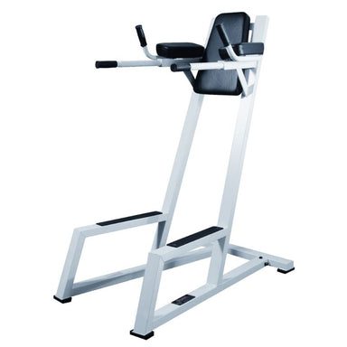 YORK Barbell Vertical Knee Raise (VKR) with Dip White