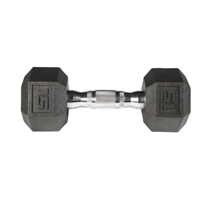 YORK Premium PVC Hex Dumbbells 15 lb dumbbells