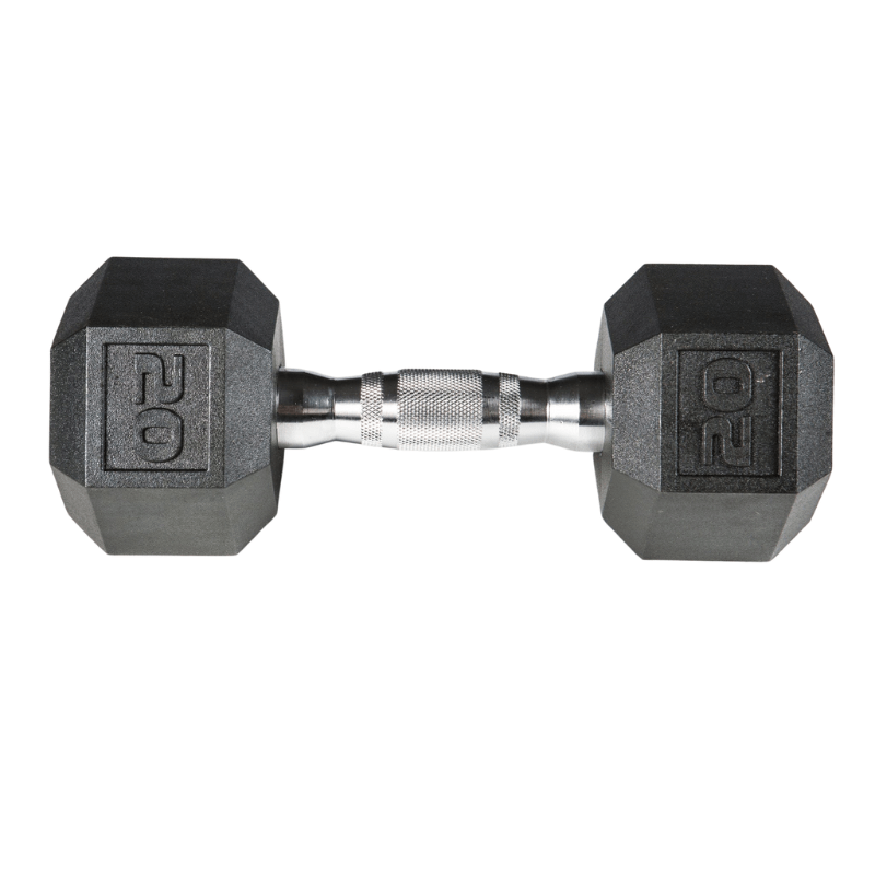 YORK Premium PVC Hex Dumbbells 20 lb dumbbells