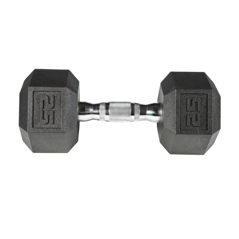 YORK Premium PVC Hex Dumbbells 25 lb dumbbells
