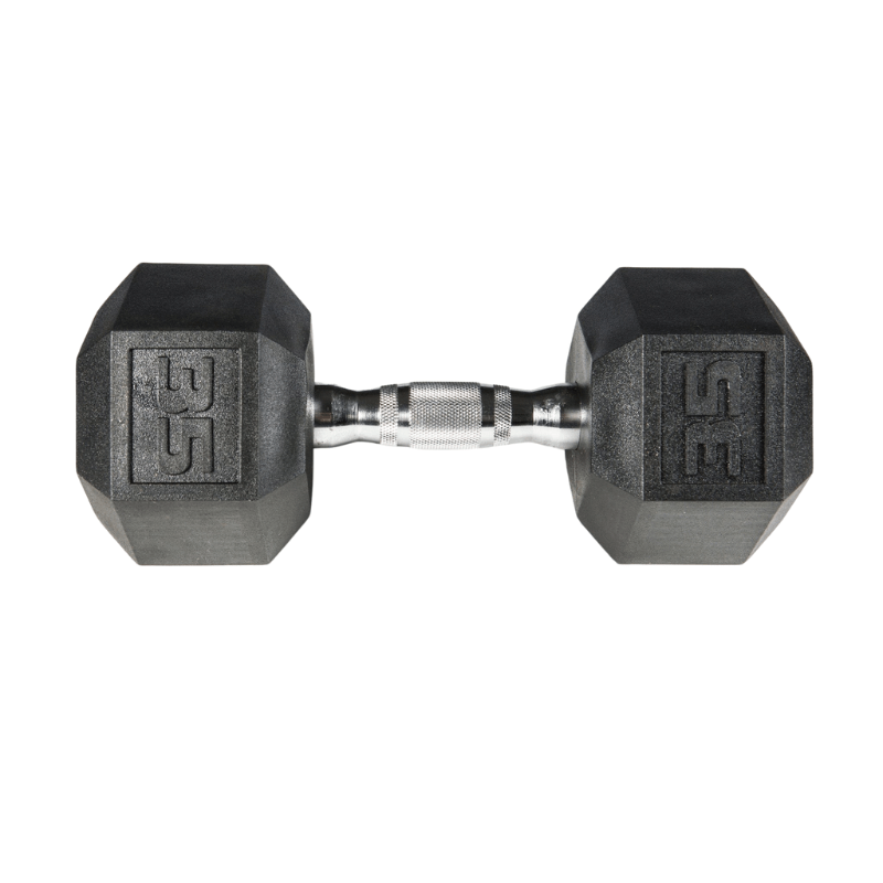 YORK Premium PVC Hex Dumbbells 35 lb dumbbells