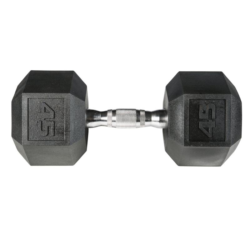 YORK Premium PVC Hex Dumbbells 45 lb dumbbells
