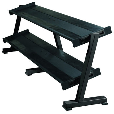 YORK Barbell 2 Tier Hex Dumbbell Rack - 69128 Main Display