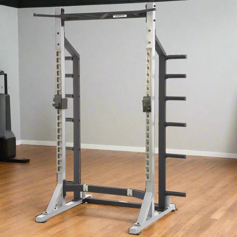 YORK STS Self Standing Half Rack White in Gym