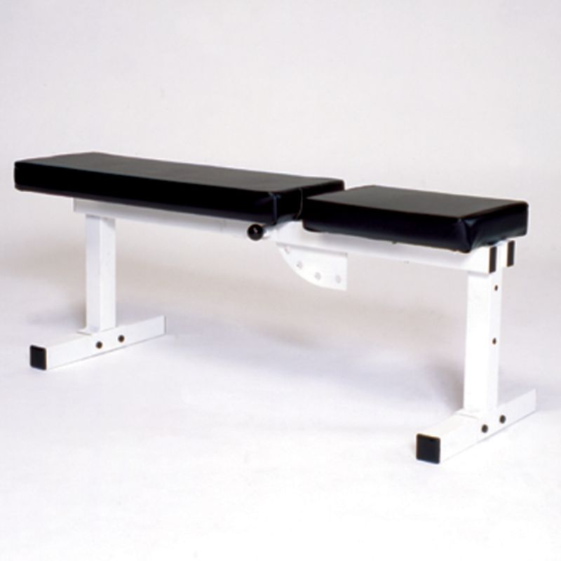York Pro Series 205 FI White Flat Adjustable Incline Bench Press - 4223 Flat Bench