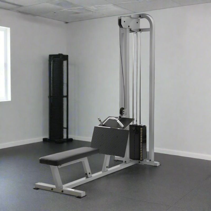 York STS Low Seated Row Machine Silver