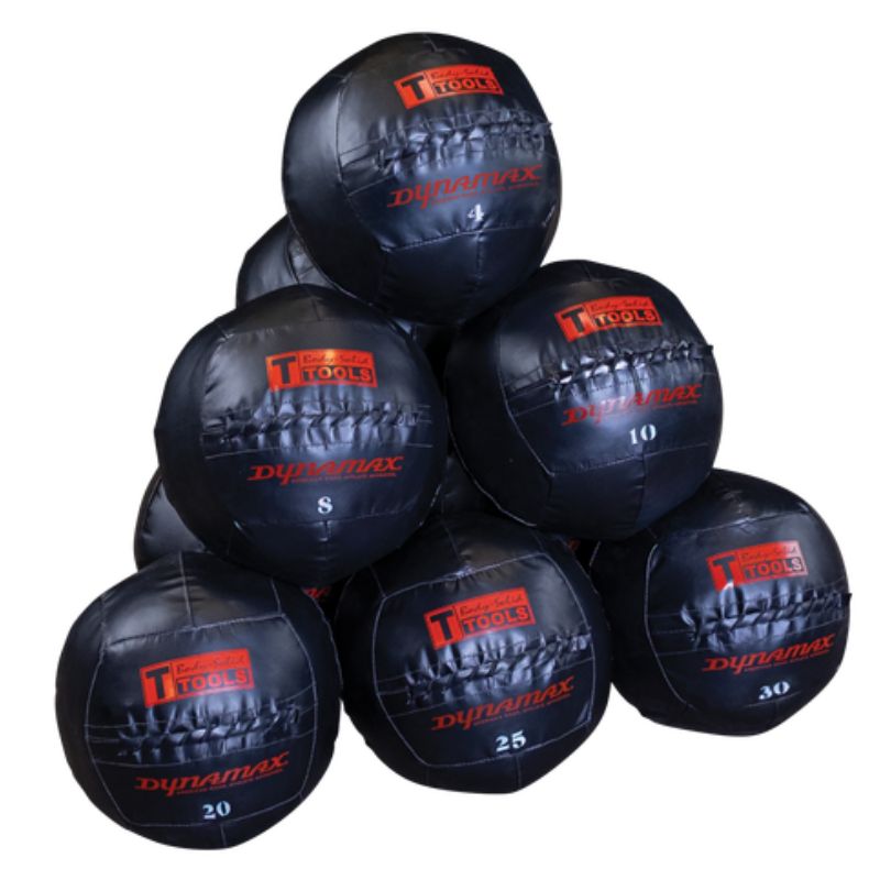 Body-Solid Ball Rack with 10 Dynamax Balls Package - GMR20-DYNAPACK Set of Soft Medicine balls