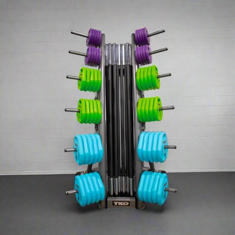 TKO Cardio Pump Group Pack, 10 Sets / Rack | 833CPAC2 inside Gym