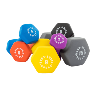 Body Solid Neoprene Dumbbell Sets | BSTNDS