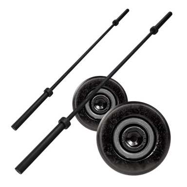 Body Solid Oly, Bar-7 feet, Black - 30mm grip -space between collars 51.5" | OB86B