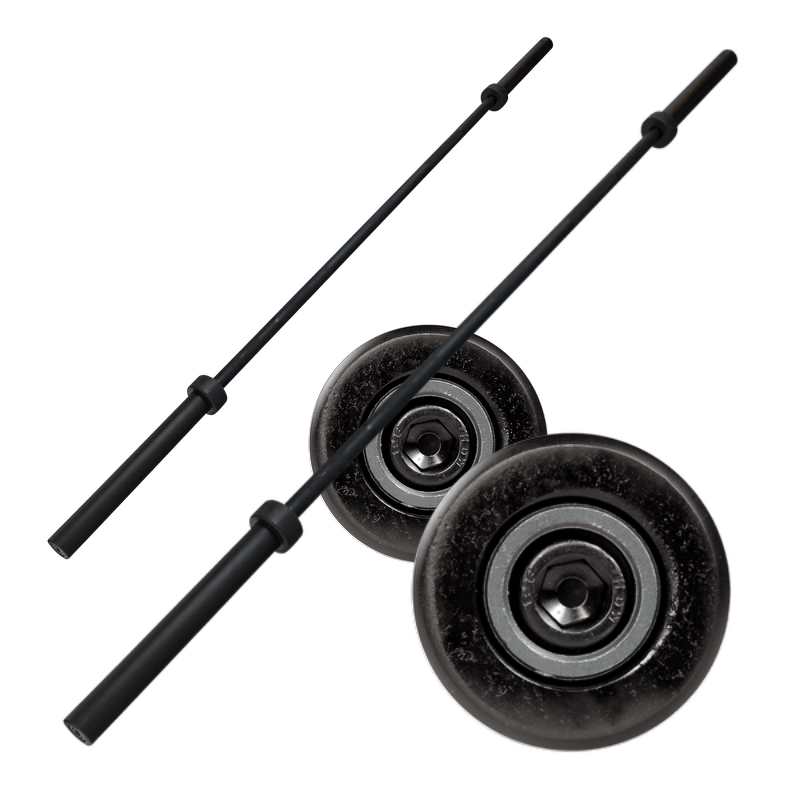 Body Solid Oly, Bar-7 feet, Black - 30mm grip -space between collars 51.5" | OB86B