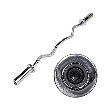 Body-Solid Olympic Curl Bar (Chrome) Main Display