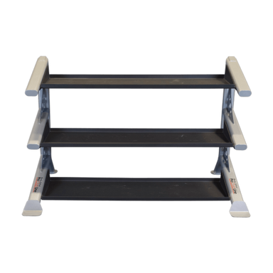 Body Solid Pro Clubline SDKR 3 Tier Dumbbell Rack | SDKR1000KB
