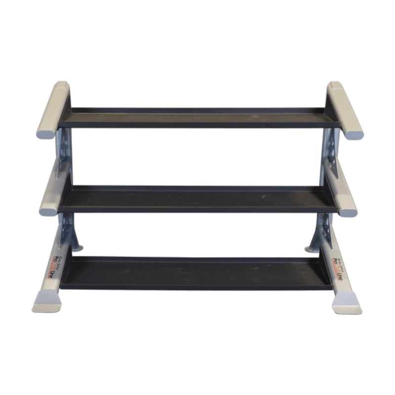 Body Solid Pro Clubline SDKR 3 Tier Dumbbell Rack | SDKR1000KB