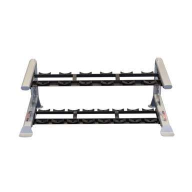 Body Solid Pro Clubline SDKR 2 Tier Saddle Dumbell Rack | SDKR500SD