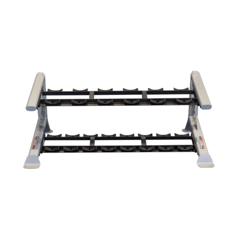 Body Solid Pro Clubline SDKR 2 Tier Saddle Dumbell Rack | SDKR500SD