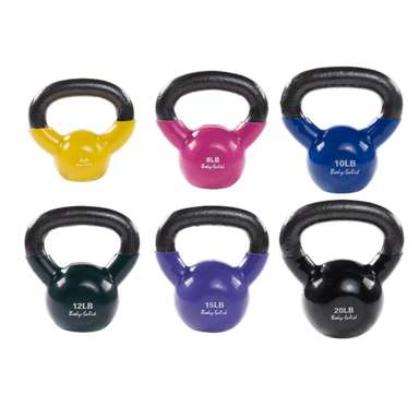 Body Solid Vinyl Coated Kettle Bell Set | KBVS
