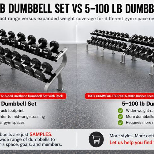 5-50 lb Dumbbell Set vs 5-100 lb Dumbbell Set: Which Fits Your Gym?