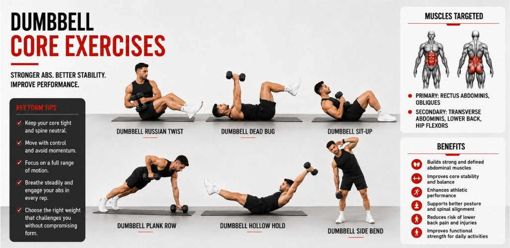 Ab Workout with Dumbbells: Core Strength & Definition with Weights