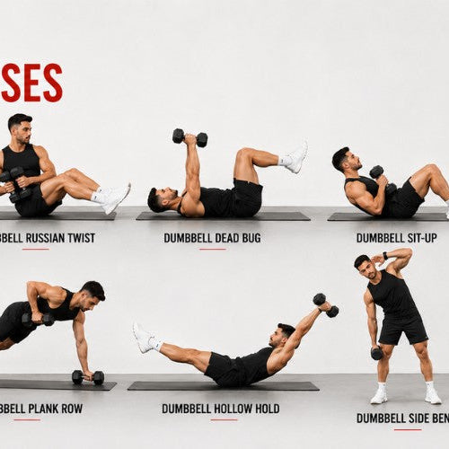 Ab Workout with Dumbbells: Core Strength & Definition with Weights