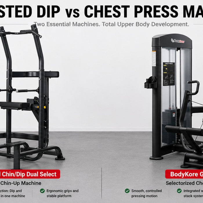 Assisted Dip Machine vs Chest Press Machine: Which Is Better for Your Facility?
