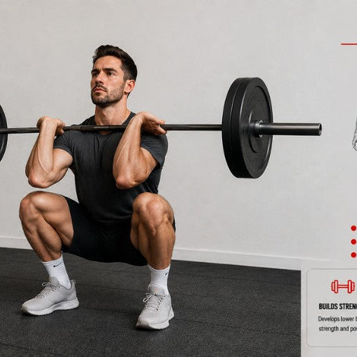 Barbell Front Squat: Build Explosive Quads, Stronger Core & Upright Power