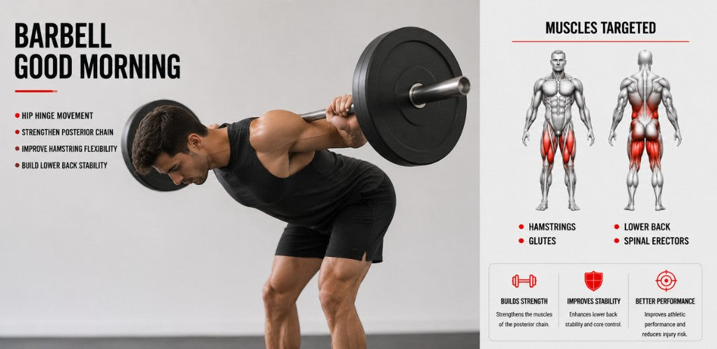 Barbell Good Morning: Strengthen Your Posterior Chain Safely and Effectively