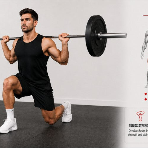 Barbell Lunge: Develop Power, Balance & Stronger Legs