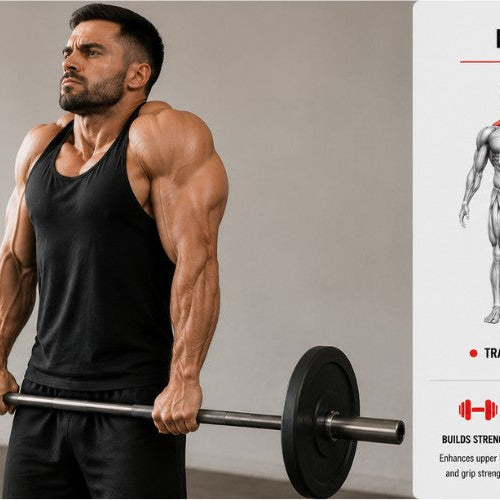 Barbell Shrugs: Build Massive Traps & Unshakable Upper Back