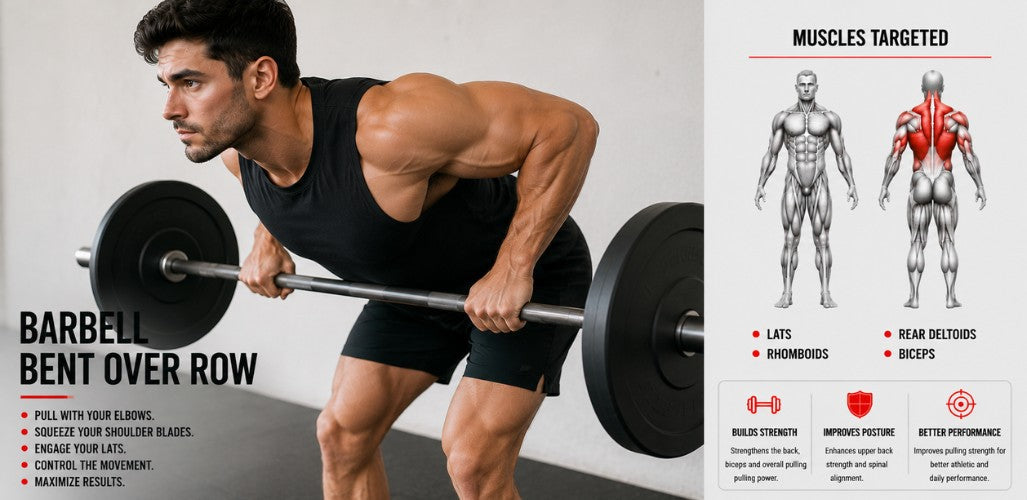 Bent Over Barbell Row: Build a Stronger, Thicker Back with Perfect Form
