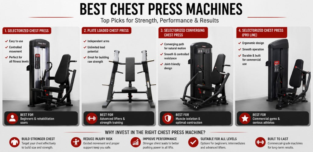 Best Chest Press Machines for Commercial Gyms: Buyer’s Guide