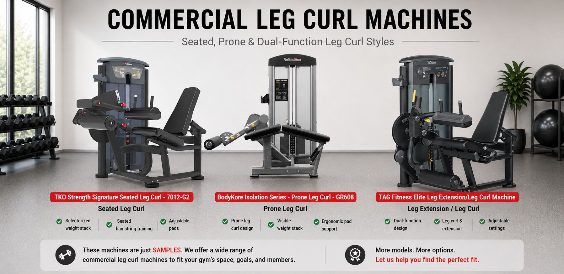 Best Commercial Leg Curl Machines for Gyms