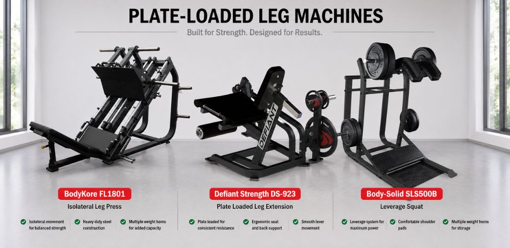 Best Plate Loaded Leg Machines for Commercial Gyms