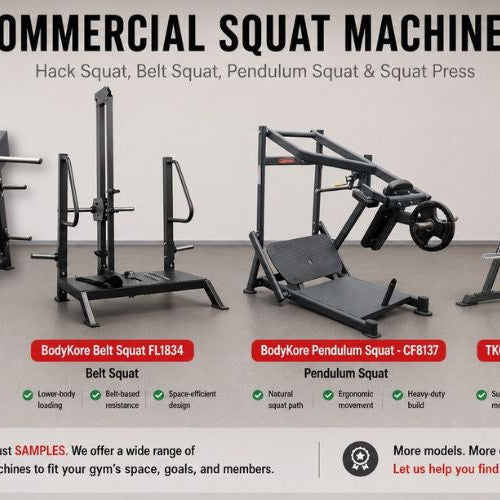 Best Squat Machines for Commercial Gyms: Hack, Belt, Pendulum, or Squat Press?