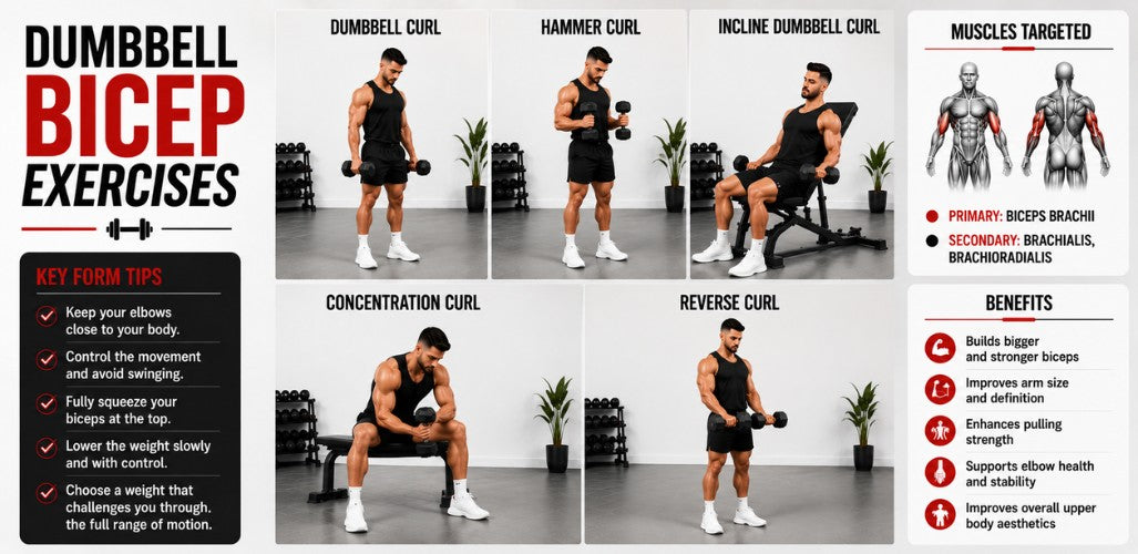Biceps Workout with Dumbbells: Best Moves for Bigger, Stronger Arms