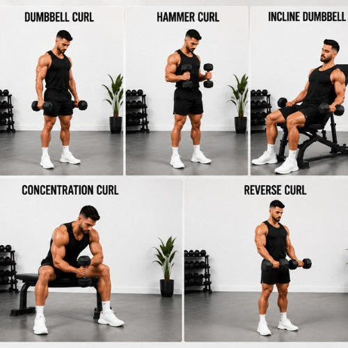 Biceps Workout with Dumbbells: Best Moves for Bigger, Stronger Arms