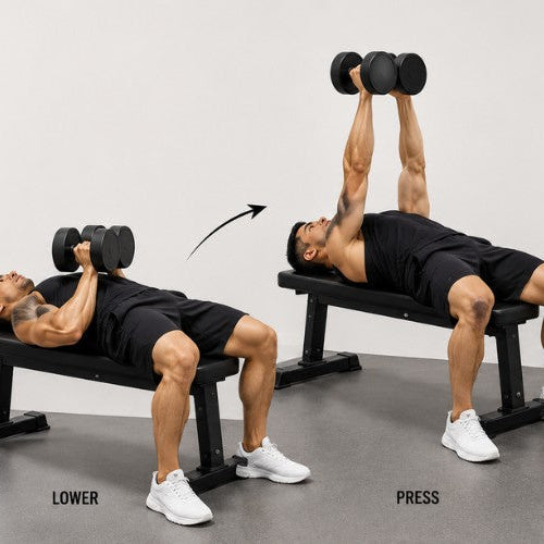 Close-Grip Dumbbell Press: Maximize Triceps & Chest Strength