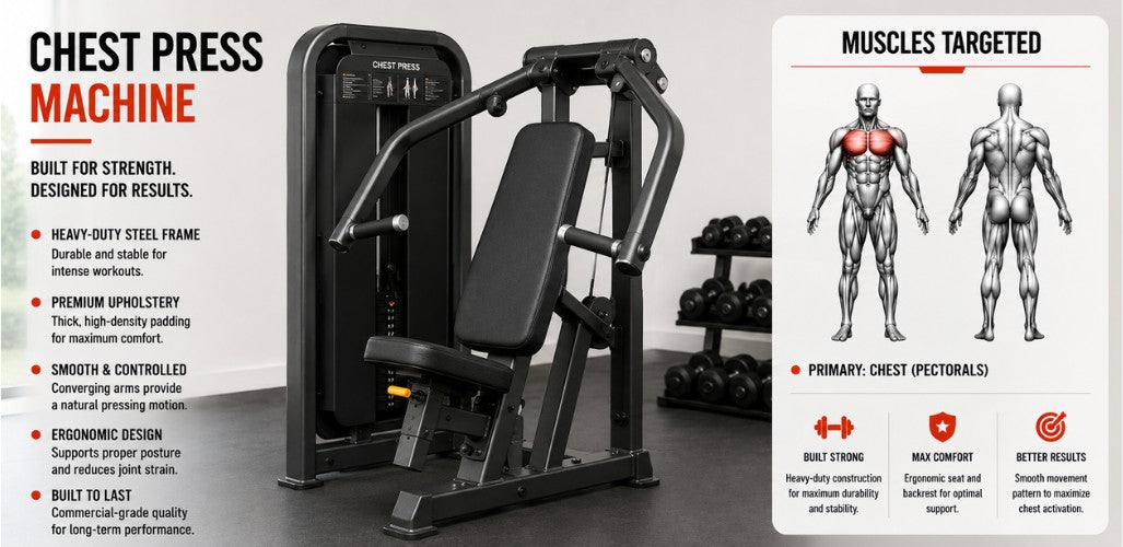 Commercial Chest Press Machine Buying Guide: What Gym Owners Should Check Before Buying