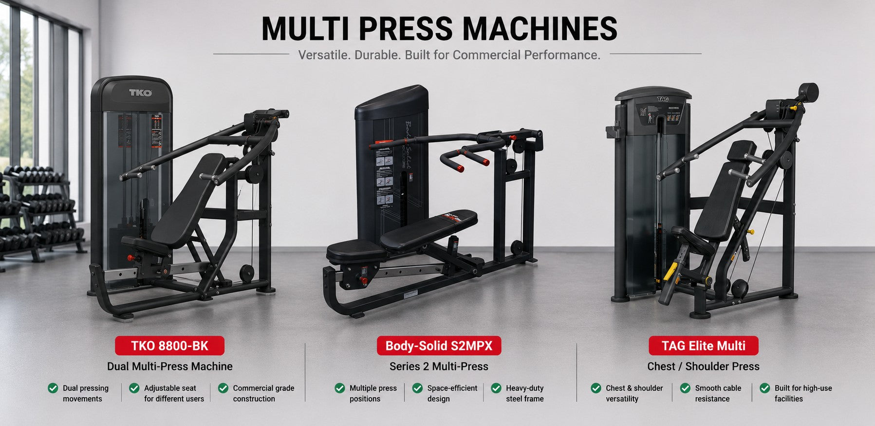 Commercial Multi Press Machine Buying Guide: What Gym Owners Should Check