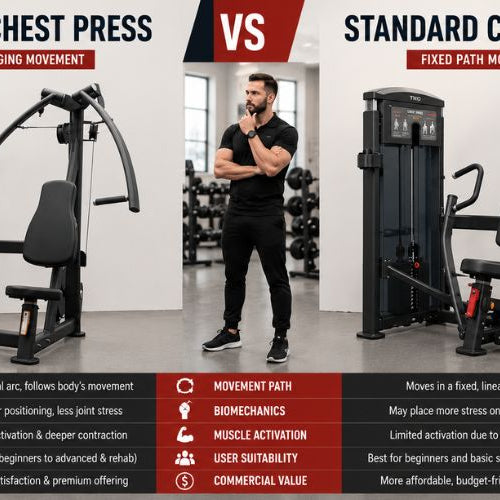 Dual Axis Chest Press vs Standard Chest Press Machine: Which Is Better for Your Gym?