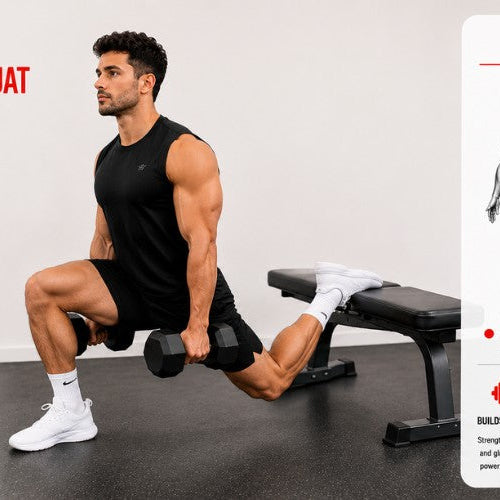 Dumbbell Bulgarian Split Squat: Strength, Balance & Glute Power