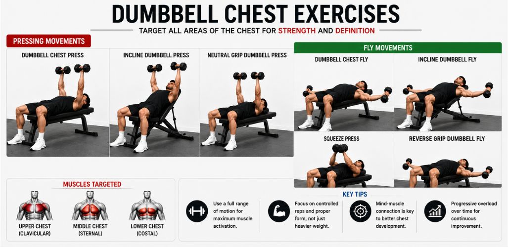 Dumbbell Chest Workout: Best Exercises for Strength & Size